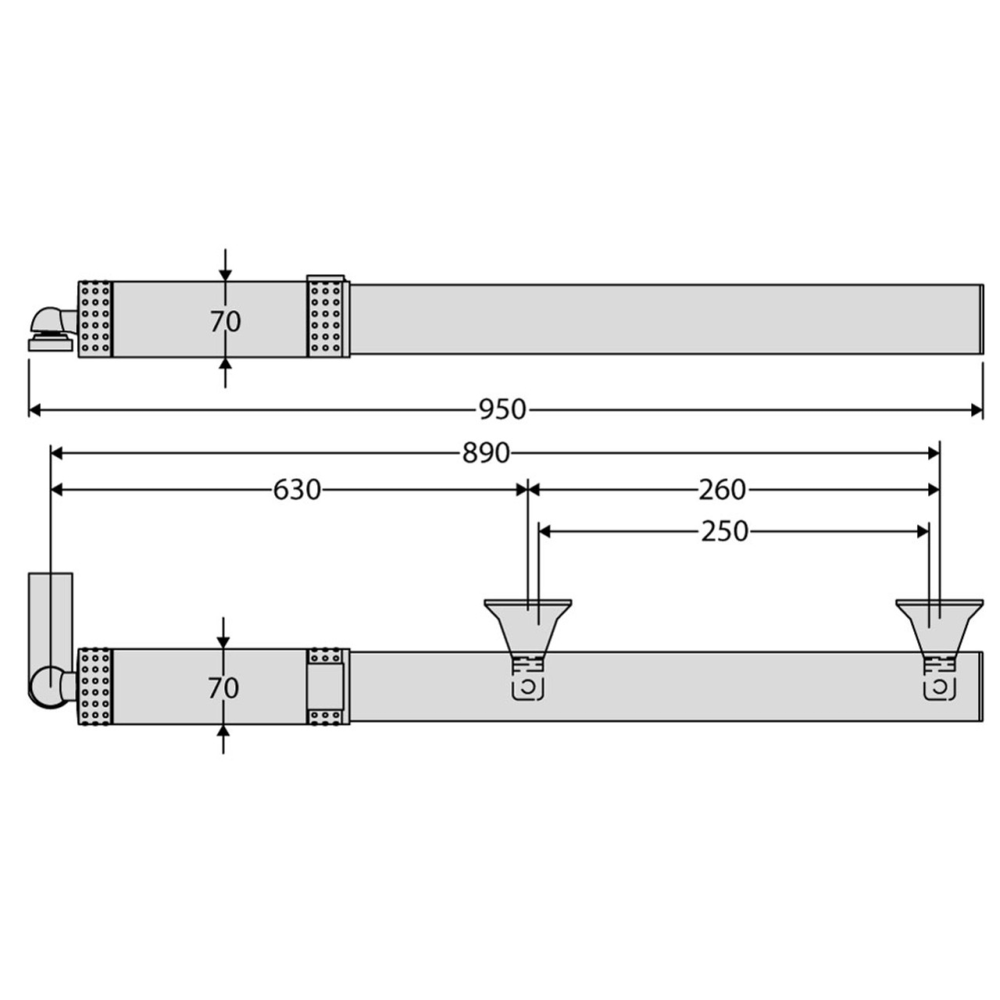 BFT ORO Double Swing Gate Kit